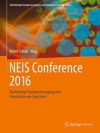 Enlarge image Cover: NEIS Conference 2016 - Springer Vieweg
