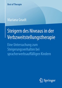 Abbildung von: Steigern des Niveaus in der Verbzweitstellungstherapie - Springer