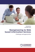 Cover: Reengineering to Web based information Services - LAP Lambert Academic Publishing