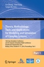 Cover: Theory, Methodology, Tools and Applications for Modeling and Simulation of Complex Systems - Springer