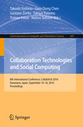 Cover: Collaboration Technologies and Social Computing - Springer