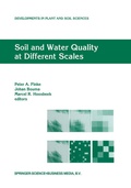 Cover: Soil and Water Quality at Different Scales - Springer