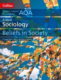 Cover: AQA A Level Sociology Beliefs in Society - Collins