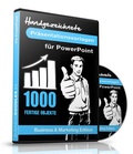 Cover: 1000 Handgezeichnete Pr&auml;sentationsvorlagen f&uuml;r PowerPoint - - FuturePaceMedia