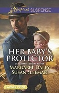 Cover: Her Baby's Protector - Love Inspired Suspense Larger Print