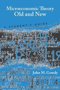 Cover: Microeconomic Theory Old and New - Stanford University Press