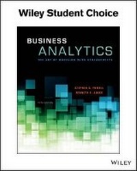 Enlarge image Cover: Business Analytics - Wiley