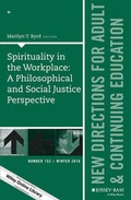 Cover: Spirituality in the Workplace: A Philosophical and Social Justice Perspective - Wiley