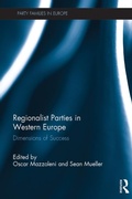 Cover: Regionalist Parties in Western Europe - Routledge