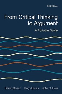 Enlarge image Cover: From Critical Thinking to Argument - Bedford Books