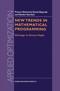 Cover: New Trends in Mathematical Programming - Springer
