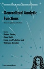 Cover: Generalized Analytic Functions - Springer