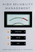 Cover: High Reliability Management - Stanford Business Books,US
