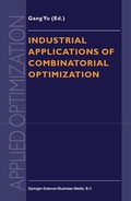 Cover: Industrial Applications of Combinatorial Optimization - Kluwer Academic Publishers
