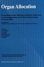 Cover: Organ Allocation - Kluwer Academic Publishers