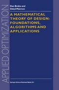 Cover: A Mathematical Theory of Design: Foundations, Algorithms and Applications - Springer