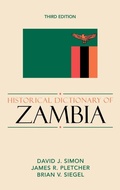 Cover: Historical Dictionary of Zambia - Scarecrow Press