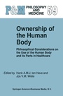 Cover: Ownership of the Human Body - Kluwer Academic Publishers