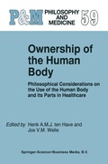 Cover: Ownership of the Human Body - Kluwer Academic Publishers