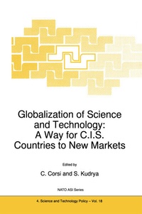 Enlarge image Cover: Globalization of Science and Technology: A Way for C.I.S. Countries to New Markets - Kluwer Academic Publishers