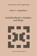 Cover: Semidistributive Modules and Rings - Springer
