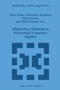 Enlarge image Cover: Elimination Methods in Polynomial Computer Algebra - Springer