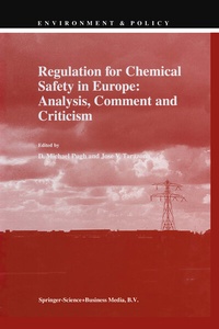 Abbildung von: Regulation for Chemical Safety in Europe: Analysis, Comment and Criticism - Kluwer Academic Publishers