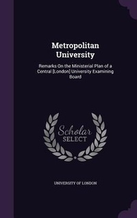 Enlarge image Cover: Metropolitan University - Palala Press