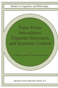 Abbildung von: Topic-Focus Articulation, Tripartite Structures, and Semantic Content - Springer