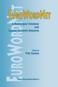 Cover: EuroWordNet: A multilingual database with lexical semantic networks - Springer