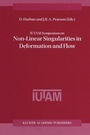 Cover: IUTAM Symposium on Non-Linear Singularities in Deformation and Flow - Kluwer Academic Publishers