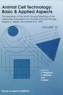 Cover: Animal Cell Technology: Basic & Applied Aspects - Kluwer Academic Publishers