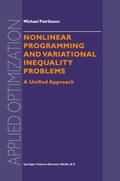 Cover: Nonlinear Programming and Variational Inequality Problems - Kluwer Academic Publishers