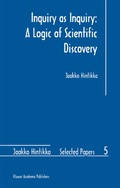 Cover: Inquiry as Inquiry: A Logic of Scientific Discovery - Kluwer Academic Publishers