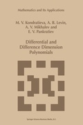 Cover: Differential and Difference Dimension Polynomials - Springer