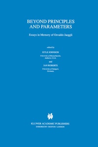Enlarge image Cover: Beyond Principles and Parameters - Kluwer Academic Publishers