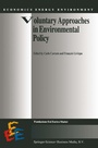 Cover: Voluntary Approaches in Environmental Policy - Springer