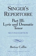 Cover: The Singer's Repertoire, Part III - Scarecrow Press
