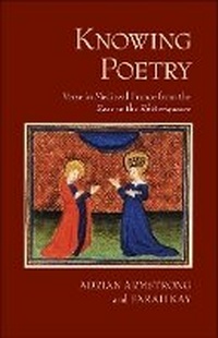 Enlarge image Cover: Knowing Poetry - Cornell University Press