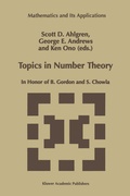 Cover: Topics in Number Theory - Springer