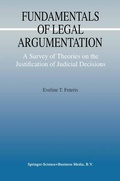 Cover: Fundamentals of Legal Argumentation - Springer