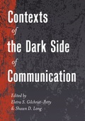 Cover: Contexts of the Dark Side of Communication - Peter Lang Verlag