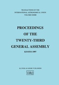 Cover: Transactions of the International Astronomical Union, Volume XXIIIB - Kluwer Academic Publishers