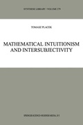 Cover: Mathematical Intuitionism and Intersubjectivity - Kluwer Academic Publishers