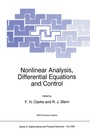 Cover: Nonlinear Analysis, Differential Equations and Control - Kluwer Academic Publishers
