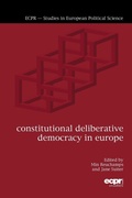 Cover: Constitutional Deliberative Democracy in Europe - ECPR Press