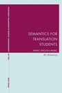 Cover: Semantics for Translation Students - Peter Lang Verlag