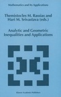 Cover: Analytic and Geometric Inequalities and Applications - Kluwer Academic Publishers