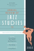 Cover: Annual Review of Jazz Studies 13: 2003 - Scarecrow Press