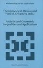 Cover: Analytic and Geometric Inequalities and Applications - Springer